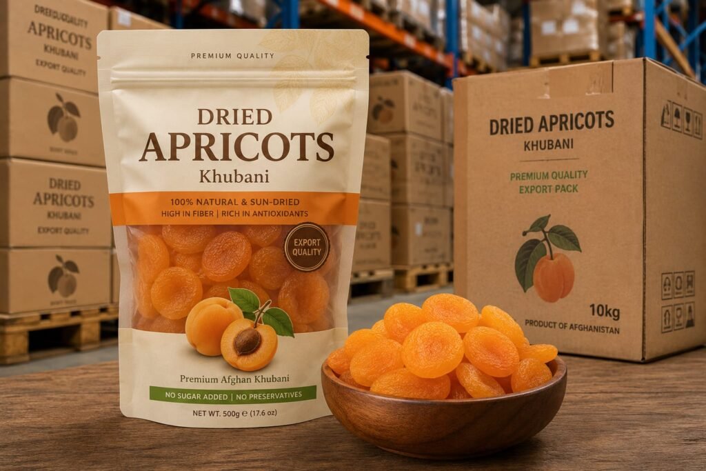 export quality khubani dry apricot