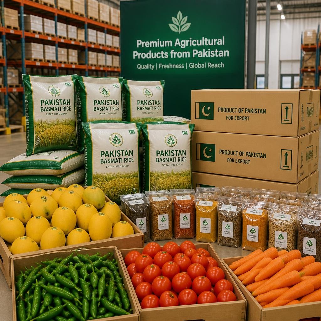 agro food exporter Pakistan products for international markets